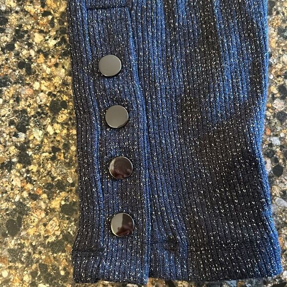 NEW Violets & Roses Navy Blue Sweater - Picture 6 of 7